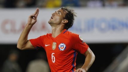 José Pedro Fuenzalida descontó para Chile ante Argentina en la Copa Centenario
