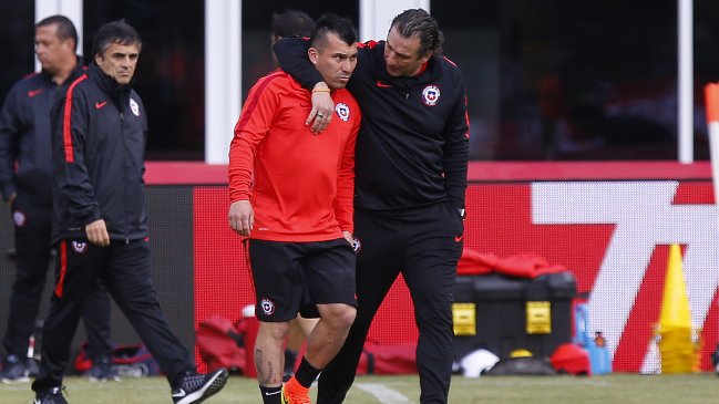 Pizzi ensayó un equipo sin el resentido Gary Medel para el choque ante Bolivia