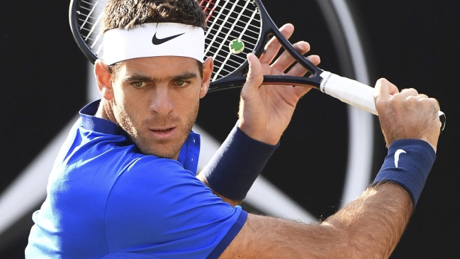 Juan Martín del Potro sacó del camino a Gilles Simon para avanzar a semifinales en Stuttgart