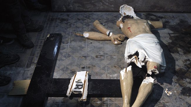 Gobierno se querelló por saqueo de Iglesia de la Gratitud Nacional