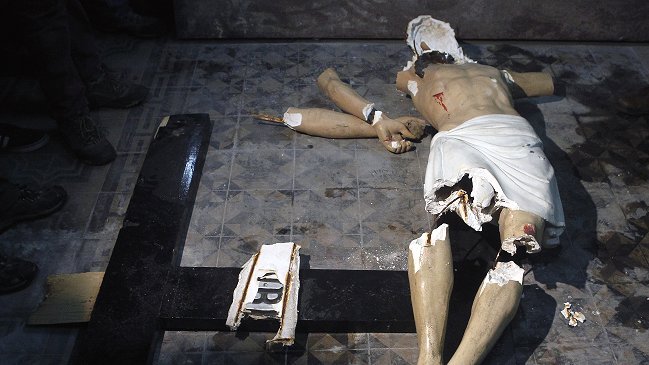 Gobierno se querelló por saqueo de Iglesia de la Gratitud Nacional