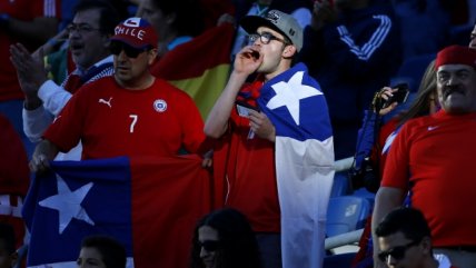 El vibrante himno chileno en el Gillette Stadium en el partido ante Bolivia