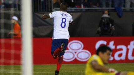 Arturo Vidal puso en ventaja a Chile ante Bolivia