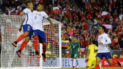 Arturo Vidal desde el punto de penal selló el triunfo de Chile sobre Bolivia