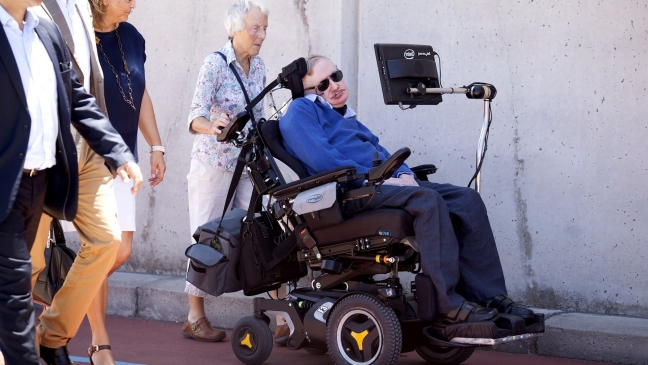 Stephen Hawking llegó a España para prticipar del Festival Starmus