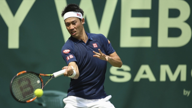 Kei Nishikori reaccionó para vencer a Lucas Pouille en el pasto de Halle