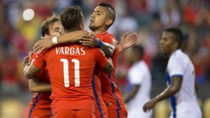 Eduardo Vargas consiguió la ventaja para Chile ante Panamá