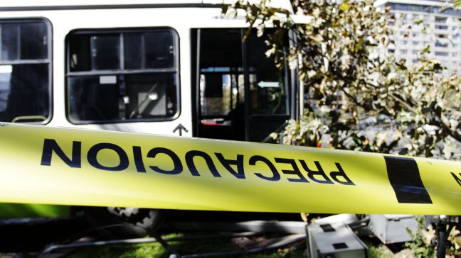 Neblina provocó accidente de bus de Transantiago en Quilicura