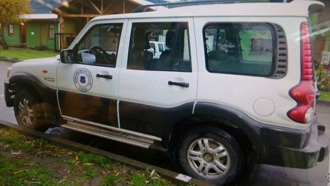 Encapuchados robaron camioneta de salud municipal en Contulmo