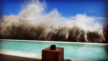   Revelan imágenes inéditas de la llegada del tsunami a Bali 