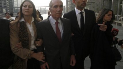   La llegada de Orpis a tribunales para cumplir con su prisión preventiva 