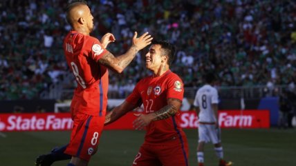   Edson Puch marcó el primero de Chile ante México 