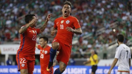 Eduardo Vargas y el 5-0 de Chile ante México
