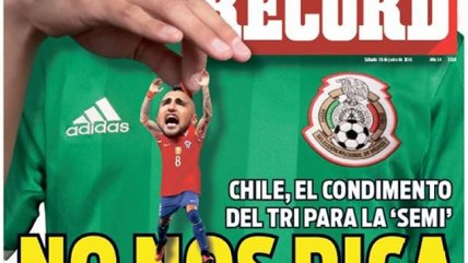 Diario mexicano mostró confianza para el duelo con Chile en su portada