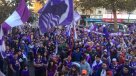 Hinchas de Deportes Concepción se manifestaron pacíficamente en rechazo a la desafiliación