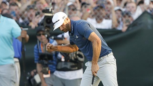 Dustin Johnson conquistó el Abierto de Golf de Estados Unidos