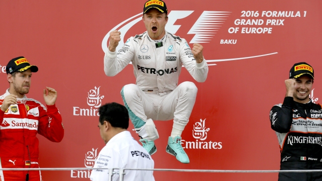 Nico Rosberg fortaleció su liderato al ganar en el estreno de Bakú