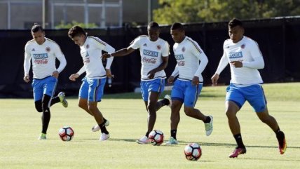 Colombia cumplió su primera práctica de cara al duelo con Chile