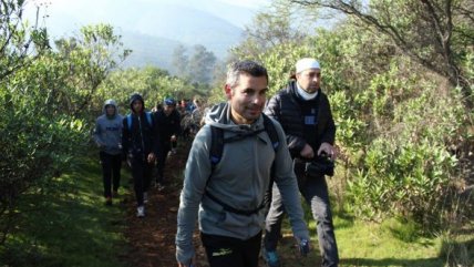 Plantel de San Luis realizó trekking en los cerros de San Isidro