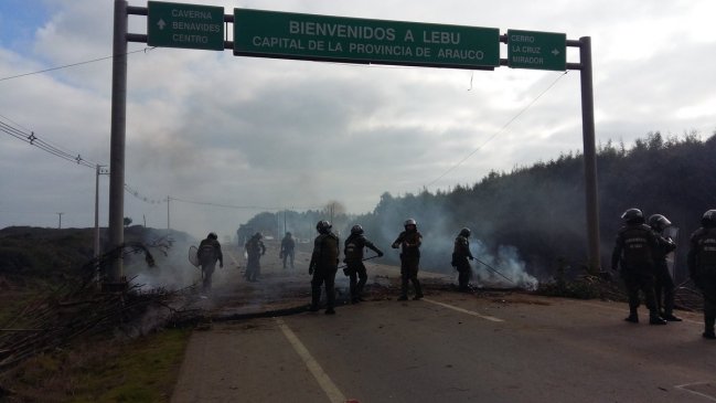 Pescadores de Lebu protestaron por fin de programas de mejoramiento urbano