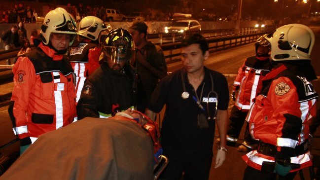 Bus de pasajeros volcó en la Región de La Araucanía