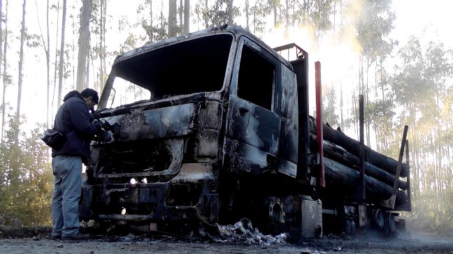 Nuevo ataque incendiario en Contulmo