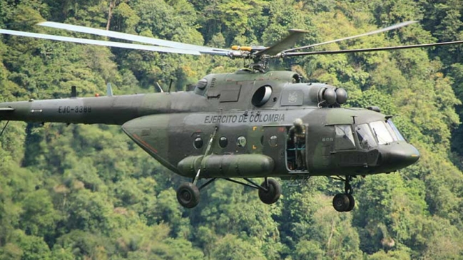 Helicóptero del Ejército colombiano desapareció con 16 militares a bordo