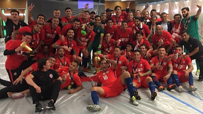 La celebración de los campeones de América en redes sociales