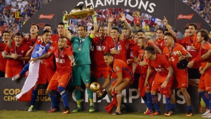 La selección chilena levantó la Copa América Centenario