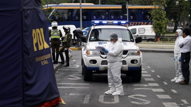 Hombre fue asesinado en plena vía pública en Santiago