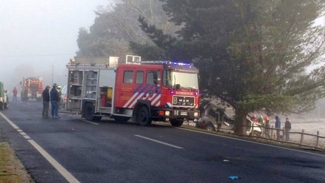 Cuatro personas fallecieron en accidente de tránsito en Puerto Montt