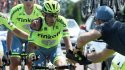Alberto Contador sufrió una dura caída en el Tour de Francia