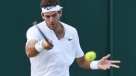El encuentro entre Del Potro y Pouille fue suspendido por falta de luz en Wimbledon