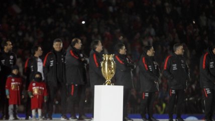 La interpretación del himno nacional a cargo de 