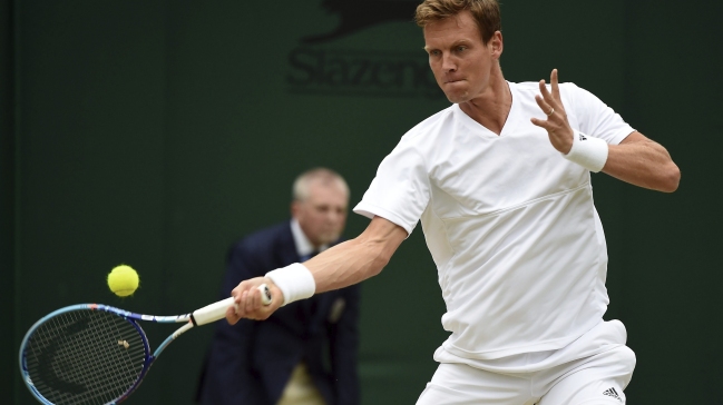 Berdych completó el cuadro de cuartos de final en Wimbledon
