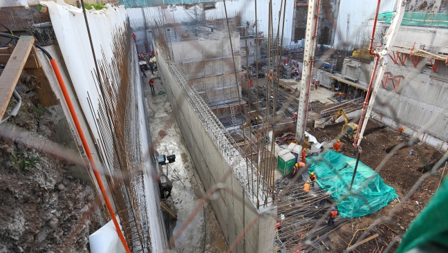 Ministros visitan avances de la segunda etapa del GAM