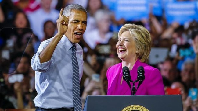 Barack Obama y Hillary Clinton realizaron su primer mitin juntos