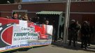 Camioneros bolivianos protestan contra Chile por \