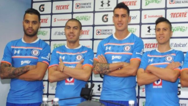 Francisco Silva y Enzo Roco fueron presentados en Cruz Azul