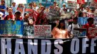 Cientos de filipinos protestaron frente a consulado de China en Manila