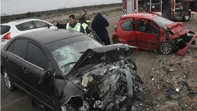 Cuatro chilenos fallecieron en un accidente de tránsito en Argentina