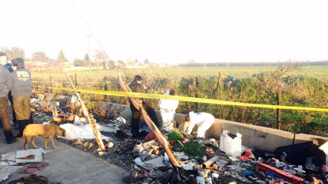PDI indaga hallazgo de restos humanos calcinados en Cerro Navia