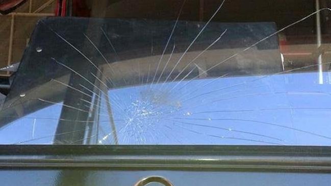 Carro de Bomberos de Lampa sufrió agresión y quedó fuera de servicio