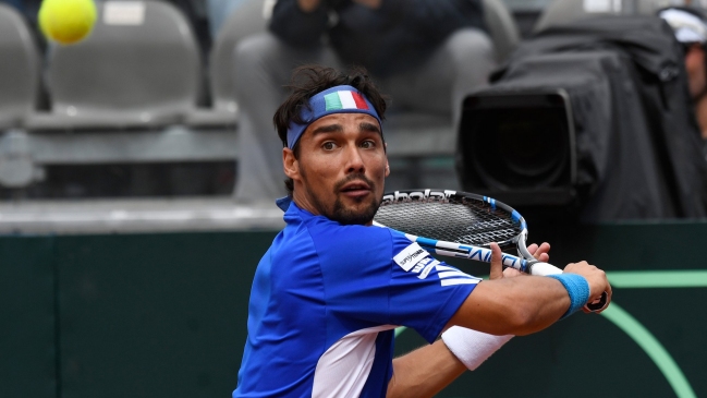 Fognini venció a Mónaco y dejó igualada la serie de Copa Davis entre Italia y Argentina