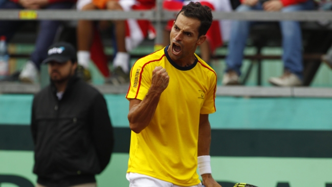 Nicolás Jarry cayó ante Giraldo y Colombia se quedó con el primer punto en Copa Davis