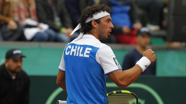 Gonzalo Lama igualó la serie entre Chile y Colombia en la Copa Davis