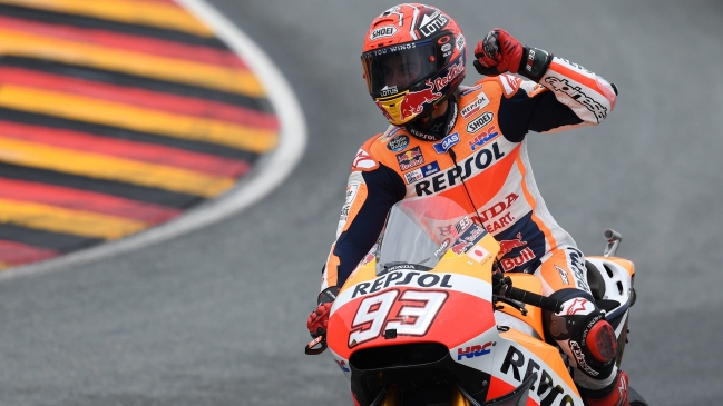 Marc Márquez se quedó con el Gran Premio de Alemania del Moto GP