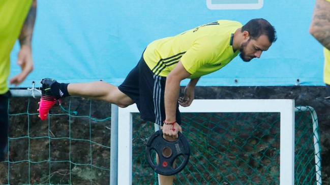 Marcelo Díaz se integró a las prácticas en Celta de Vigo