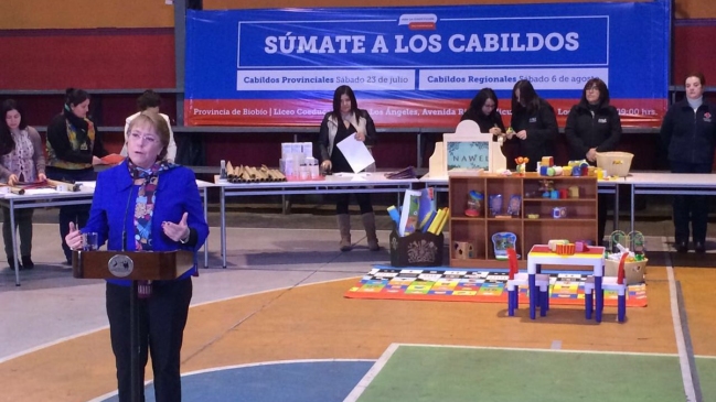 Presidenta Bachelet reiteró el llamado a participar en los cabildos provinciales