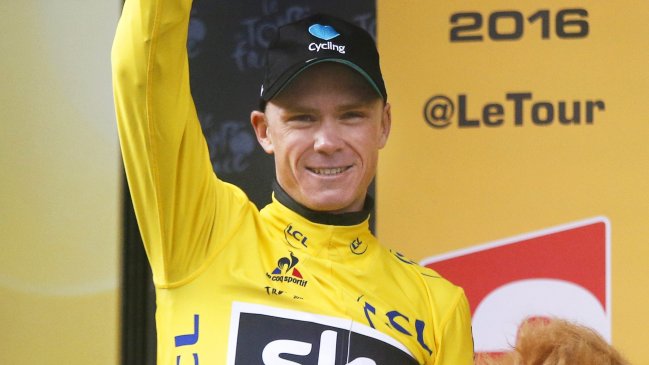 Chris Froome tras ganar el Tour de Francia: 